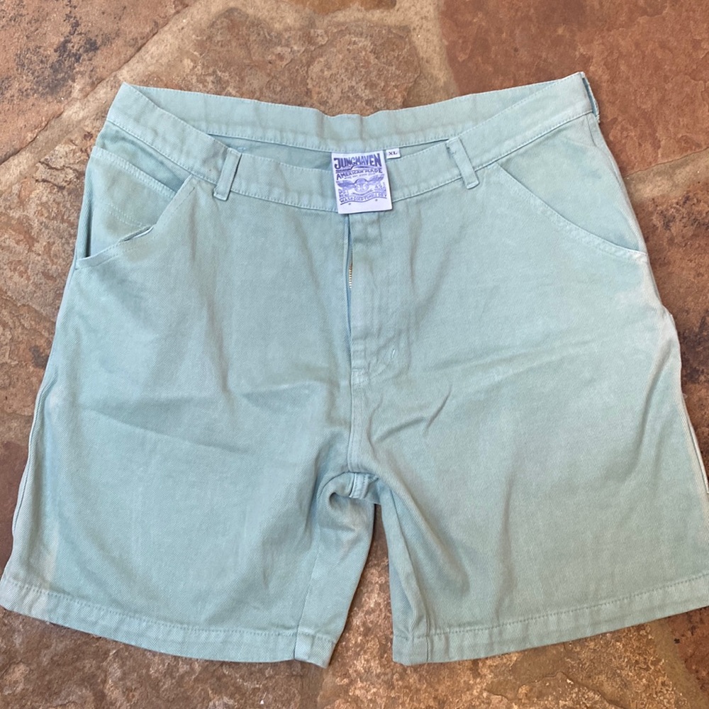 Jungmaven XL Seafoam Men’s Hemp Shorts NWOT